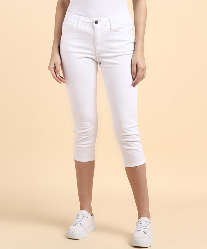 SPENCER Super Skinny Women White Jeans 