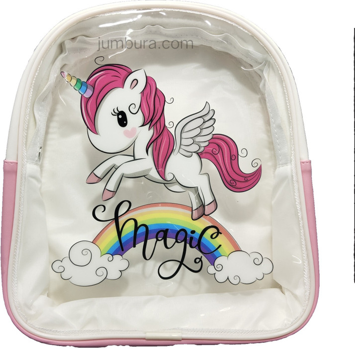 unicorn see through backpack