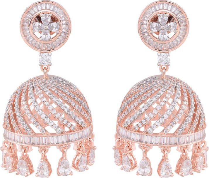 diamond earrings flipkart