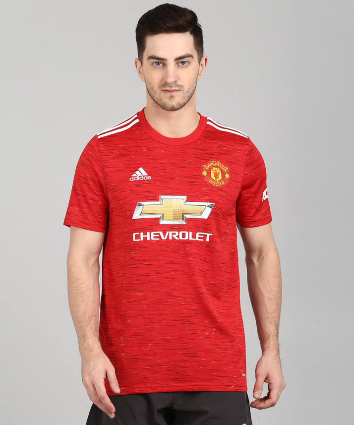 Buy ADIDAS Sports Men Round Neck Red T 