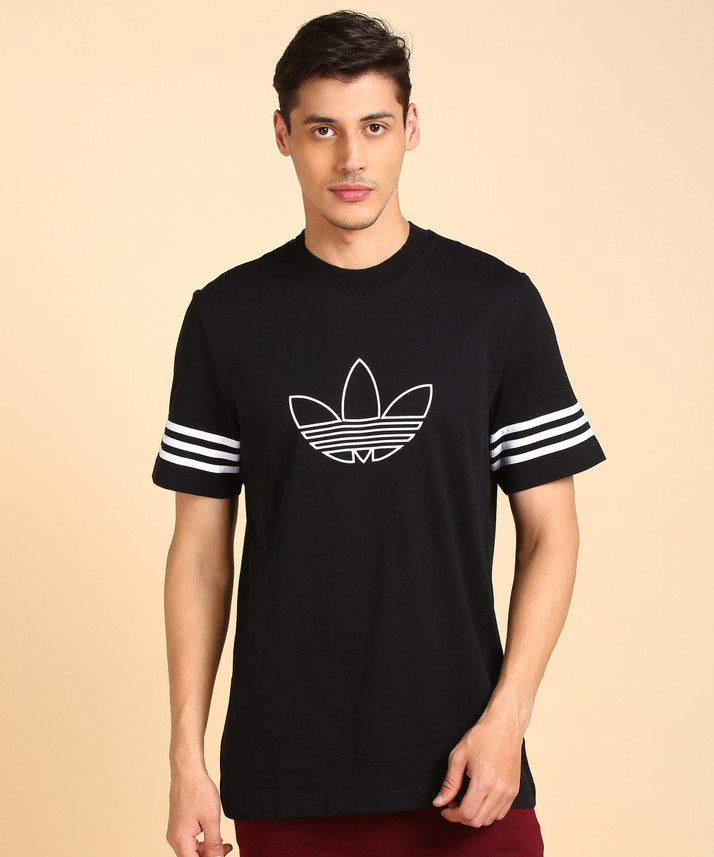 ADIDAS ORIGINALS Sporty Men Round Neck 
