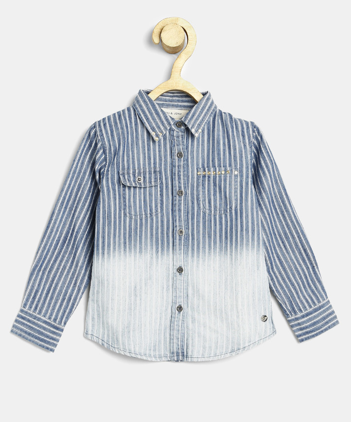GINI \u0026 JONY Baby Girls Striped Casual 