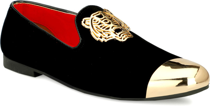velvet shoes loafer