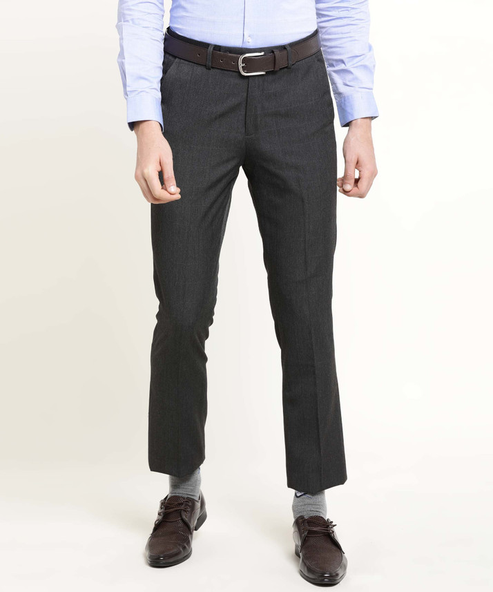 Arrow Newyork Regular Fit Men Grey 