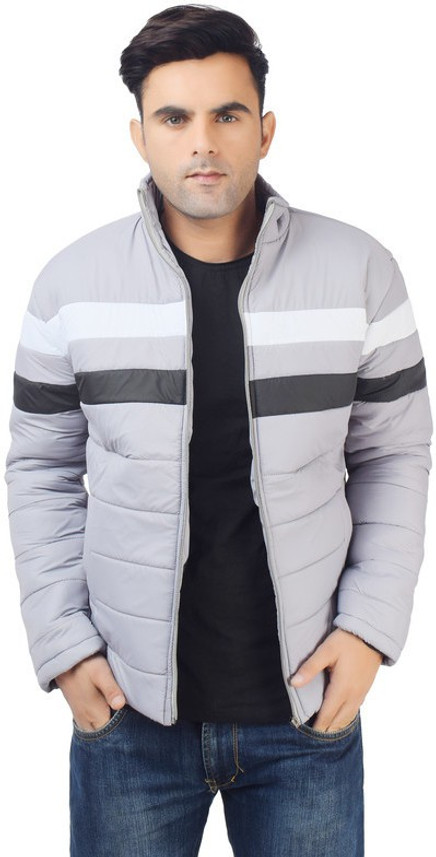 Shopping Full Sleeve Striped Men Jacket 