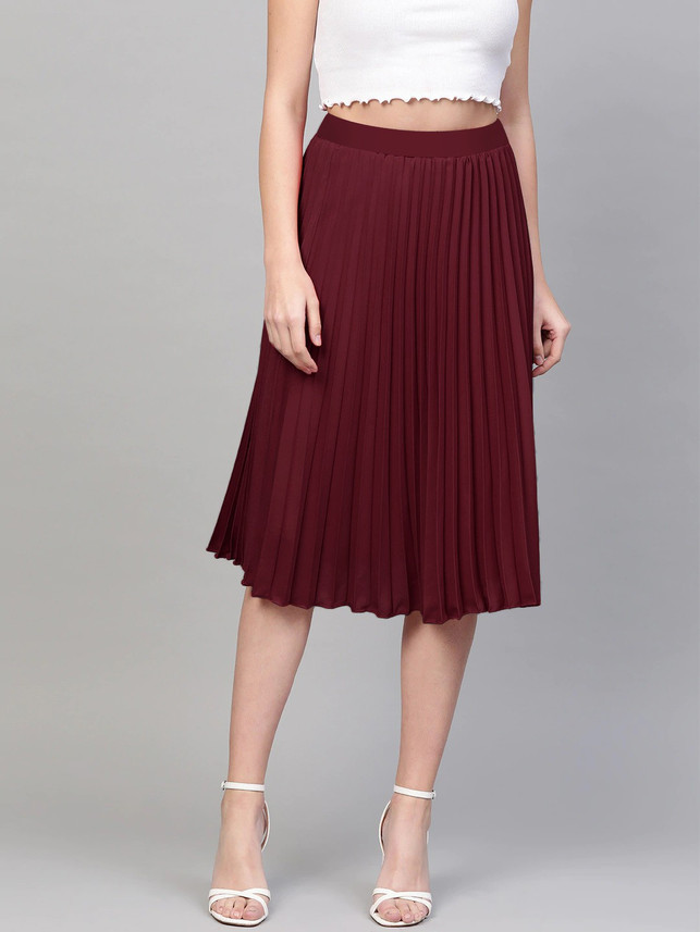 womens pleated skirt xl