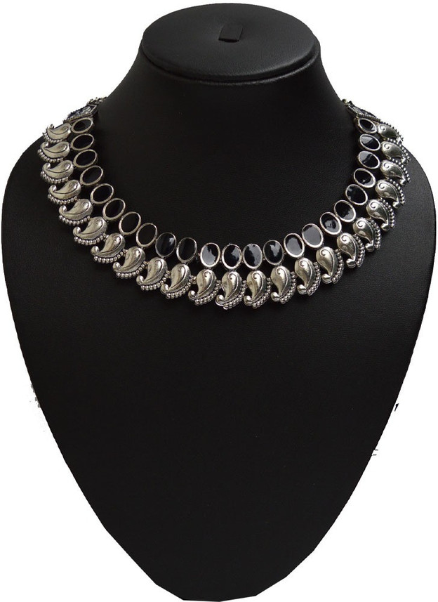 Black metal Necklace Set Metal Necklace 