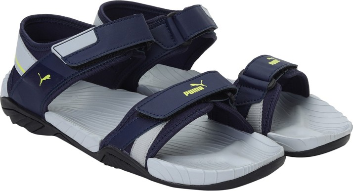 puma men's aqua sandals