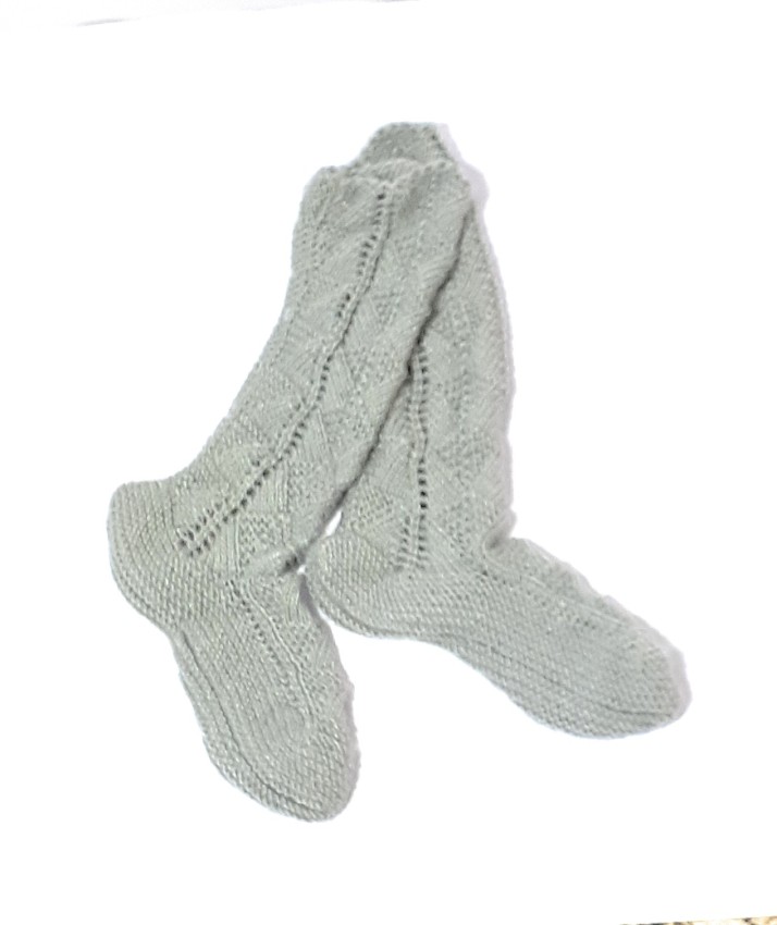 Knitted woolen socks Knitted socks with goat down Woolen women's socks Women's knitted socks socks Winter woolen socks with goat down