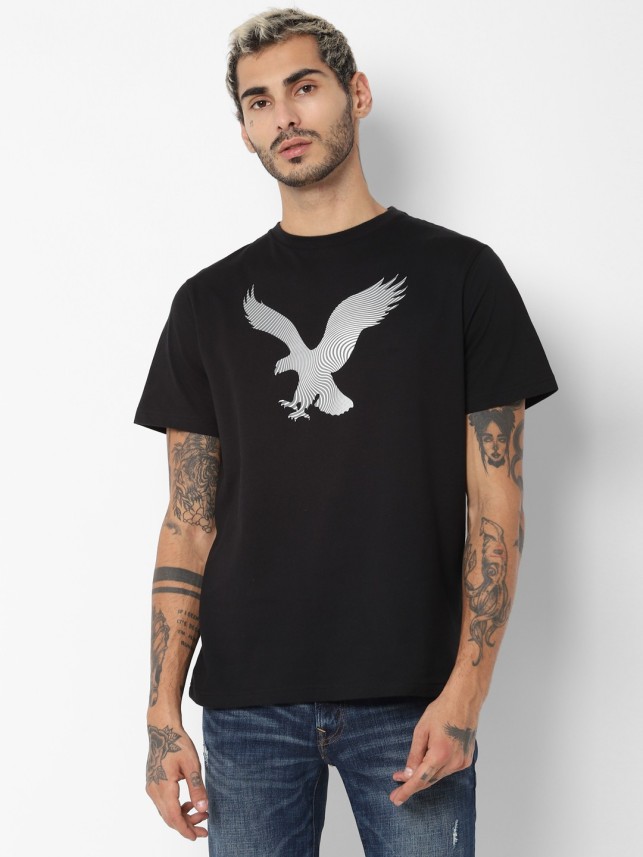 american eagle black t shirt