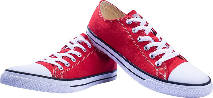 paragon white canvas shoes