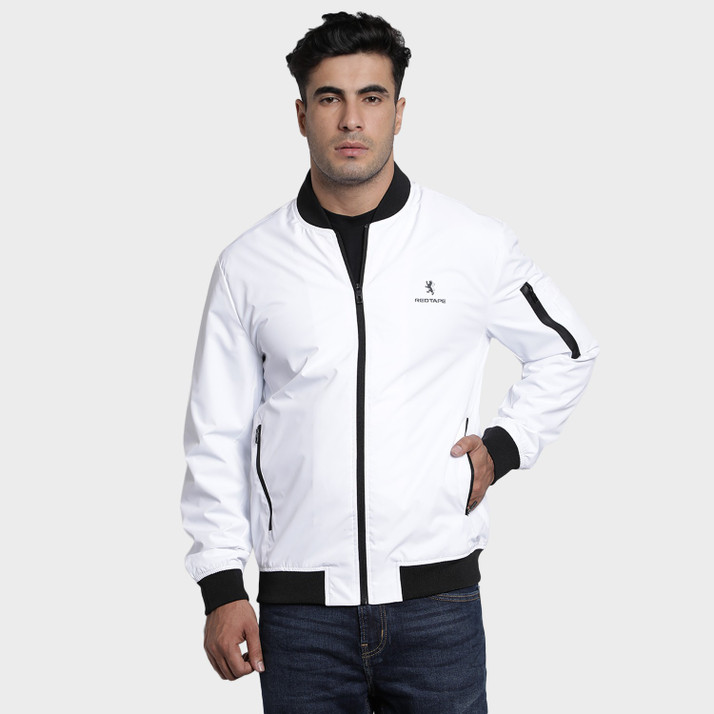 red tape black jacket