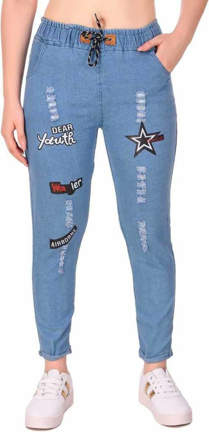 Trendydoll Jogger Fit Women Blue Jeans 