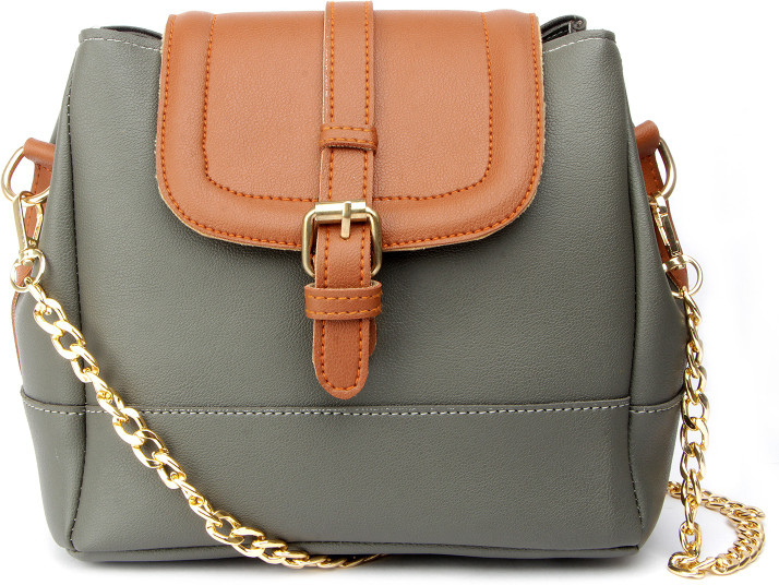 tan sling bag