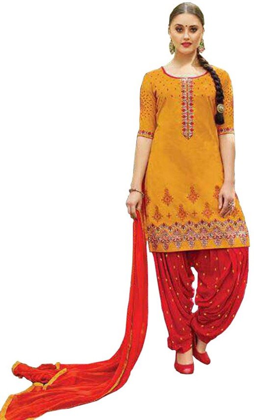 cotton churidar material in flipkart