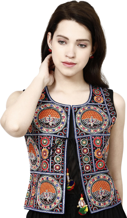 Buy prijam Sleeveless Embroidered Women
