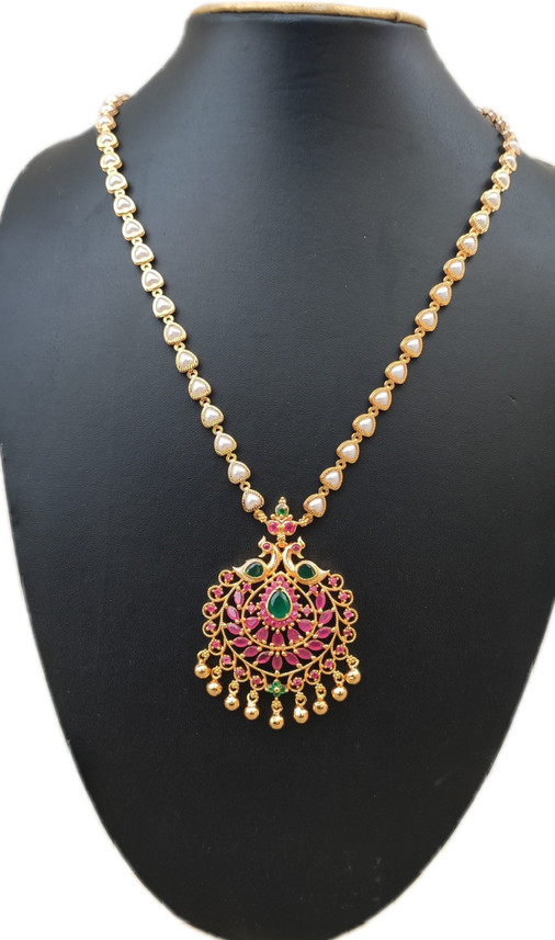 Micro Plated Jewellery Pearl Chain 