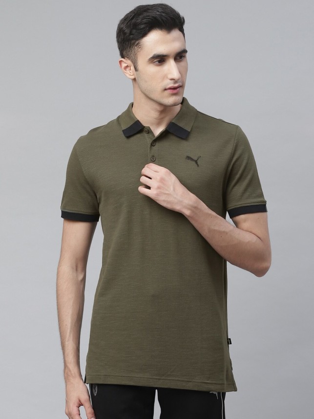 dark green puma shirt