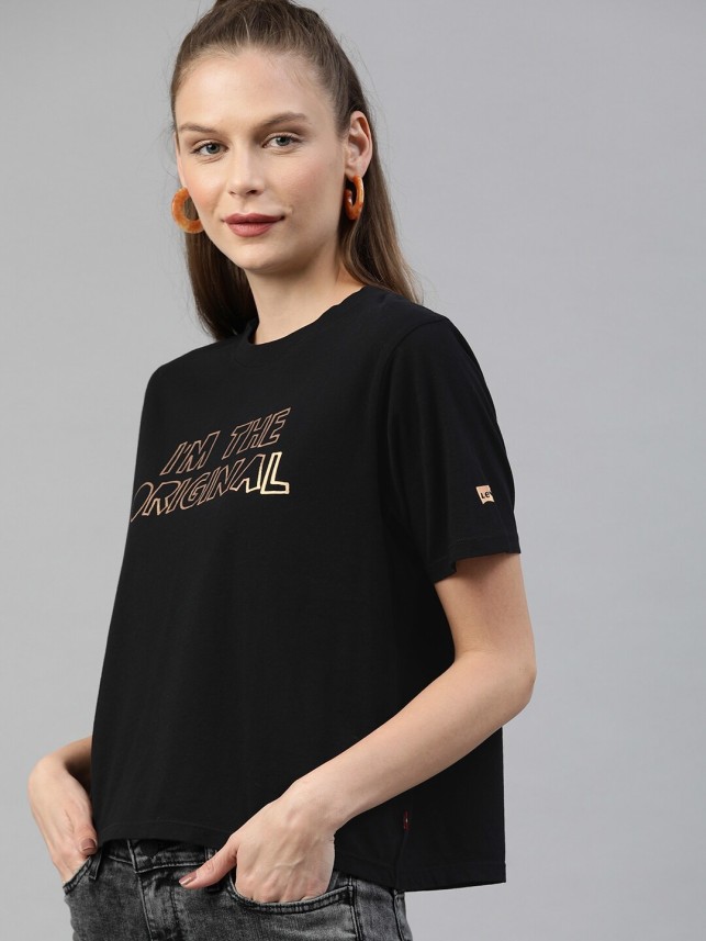 levis women t shirt flipkart