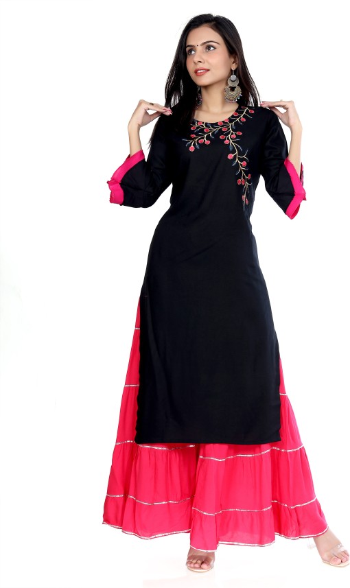 kurti sharara set flipkart