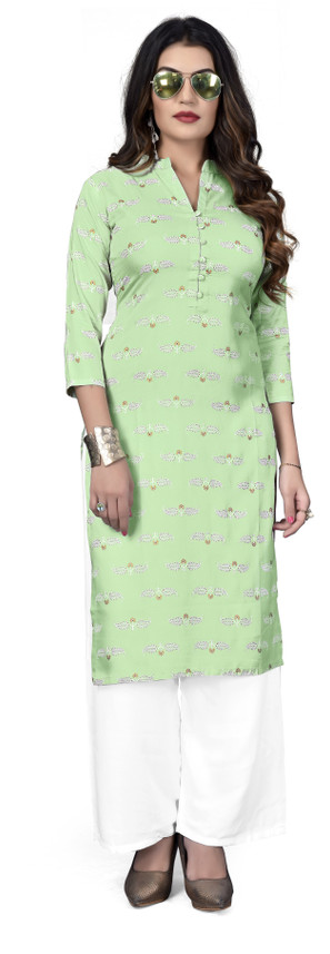 Buy FABFIZA Women Kurta and Palazzo Set 