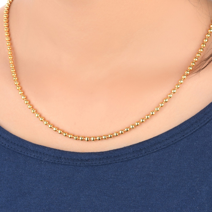 Gold-plated Plated Brass Chain 