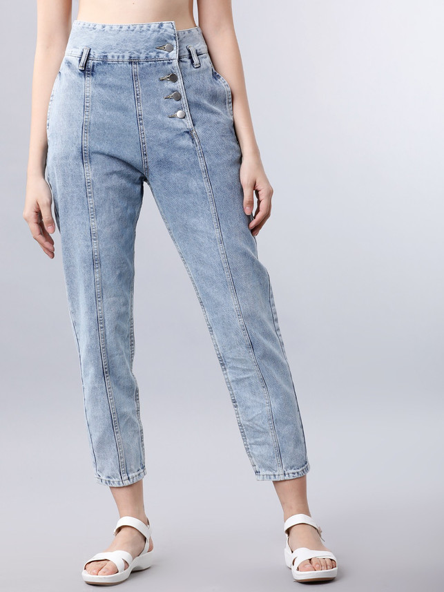 Tokyo Talkies Regular Women Light Blue 