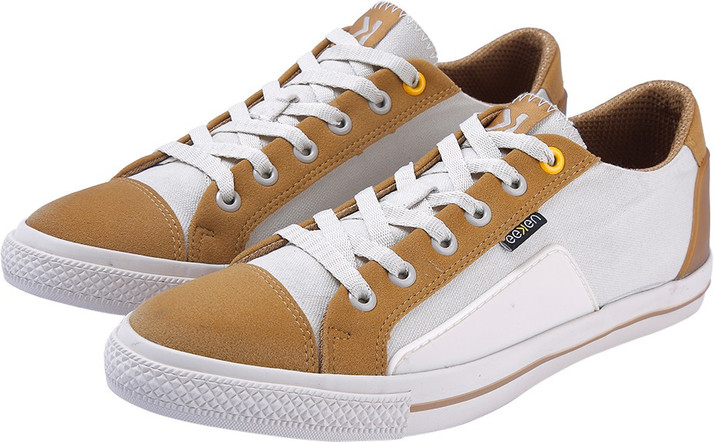 paragon white canvas shoes