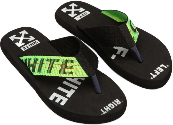 supreme flip flops white