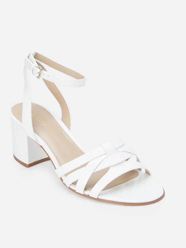 aldo white heels