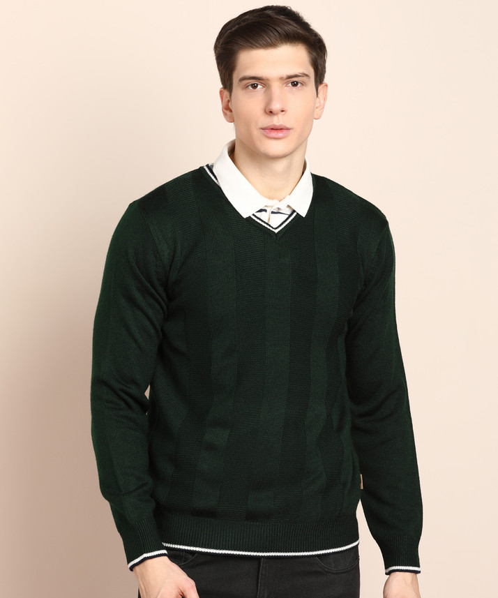dark green cardigan men