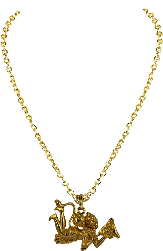 Waama Jewels Gold Plated God Hanuman Ji 