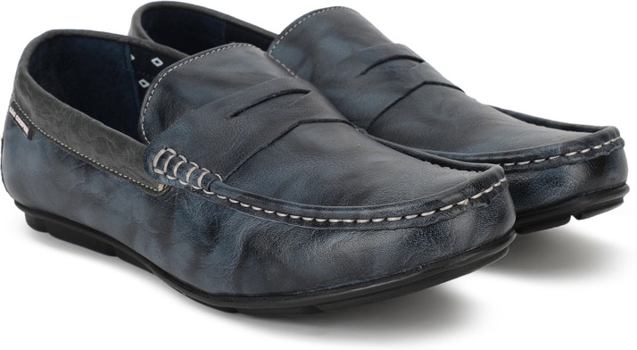 lee cooper loafers blue