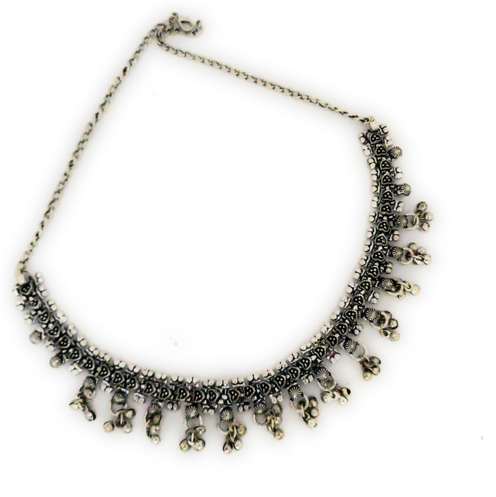 Silver Plated Metal Necklace 