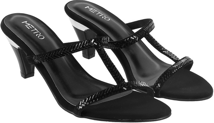 metro black heels