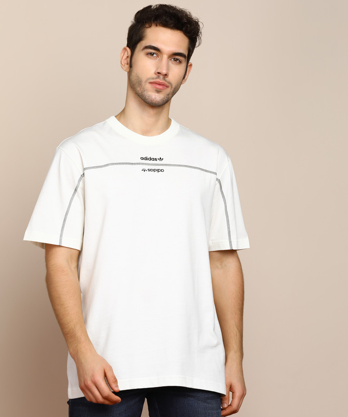 ADIDAS ORIGINALS Printed Men Round Neck 