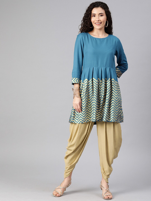 ANOUK Women Kurta and Dhoti Pant Set 
