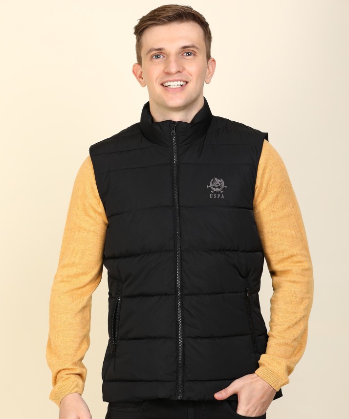 us polo sleeveless jacket