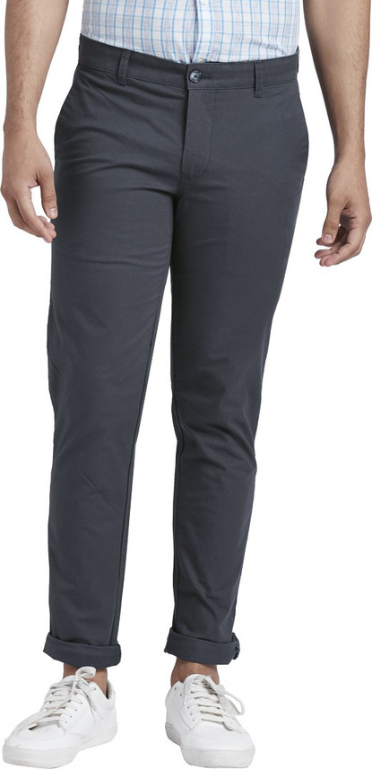PARX Slim Fit Men Blue Trousers - Buy 
