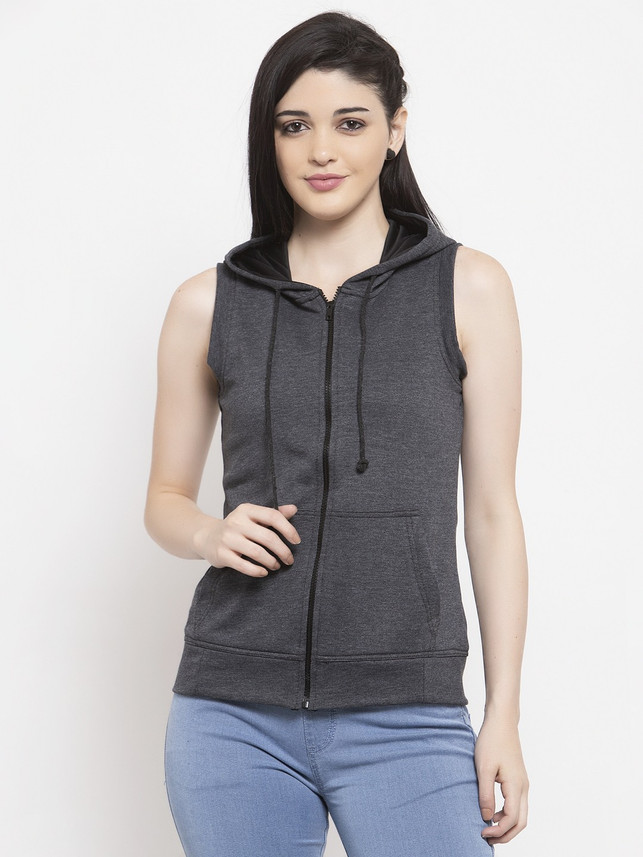 sleeveless hoodie flipkart