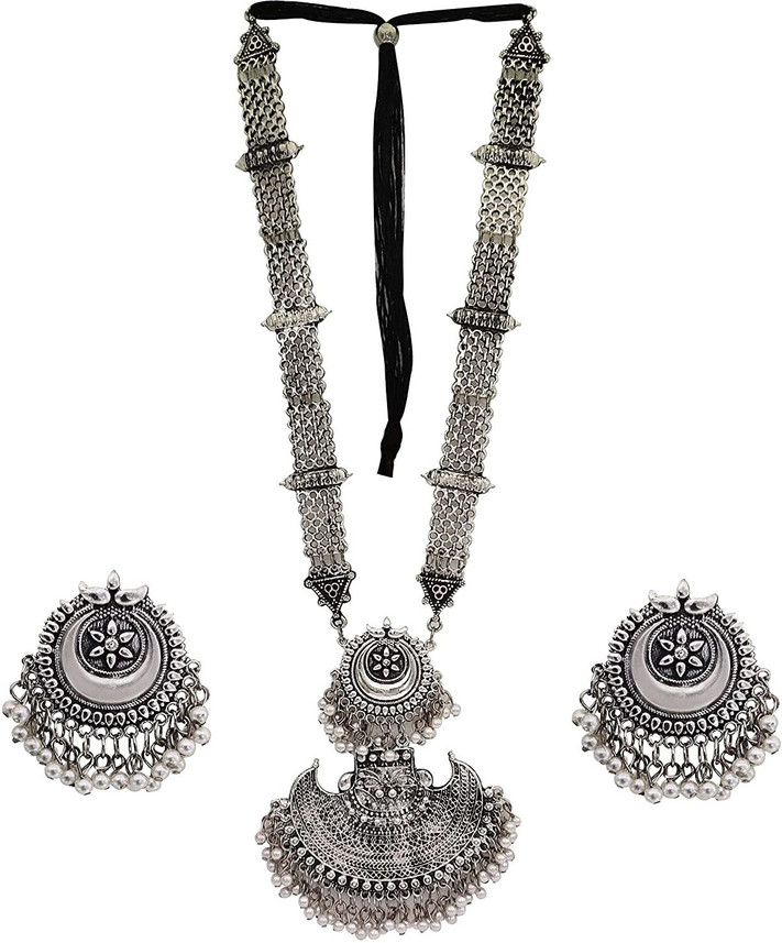oxidised necklace flipkart
