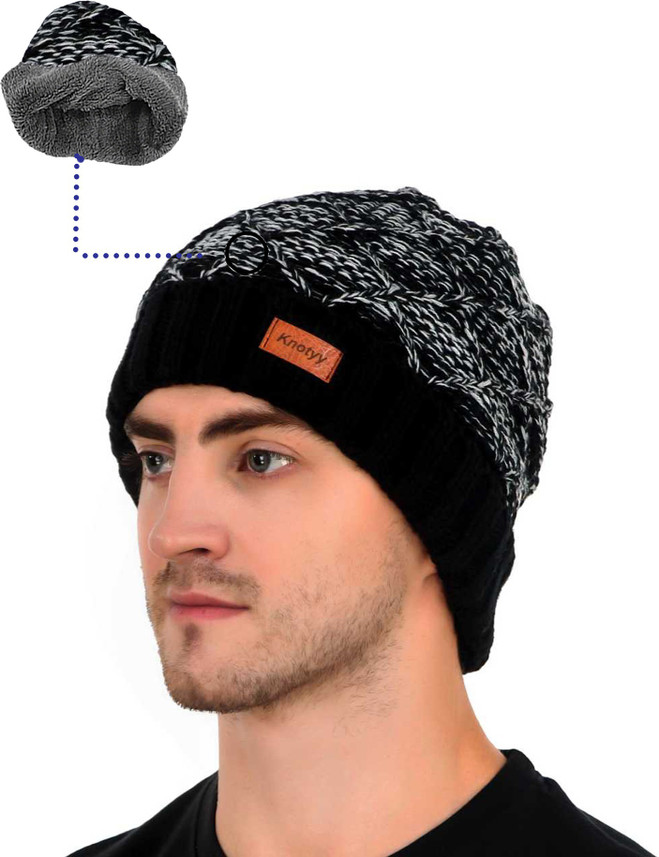 Knotyy Solid Beanie Cap - Buy Knotyy 