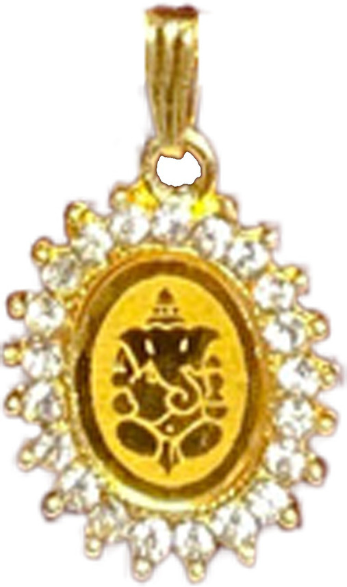 American Diamond Ganesh Locket 