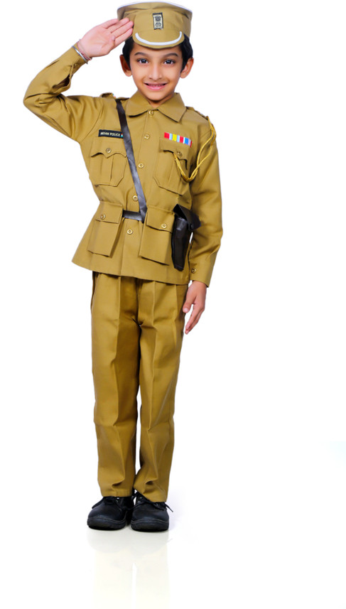 HK Apparel Police Kids Costume Wear 
