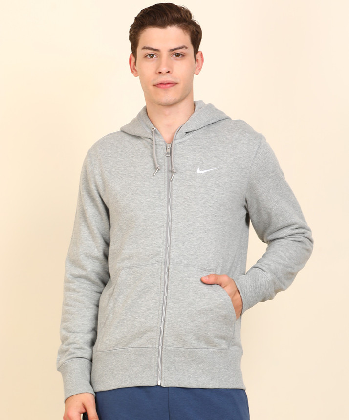 NIKE Full Sleeve Solid Men Sweatshirt 