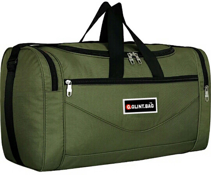 green overnight bag