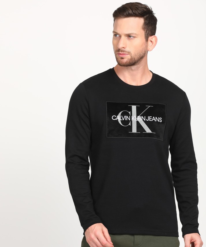 calvin klein jeans green sweatshirt