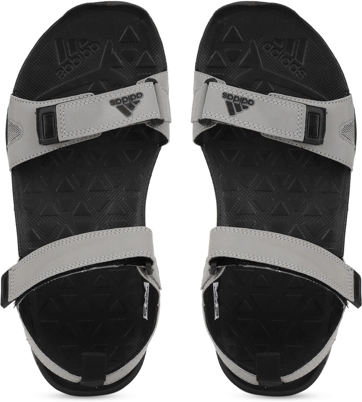 grey adidas sandals