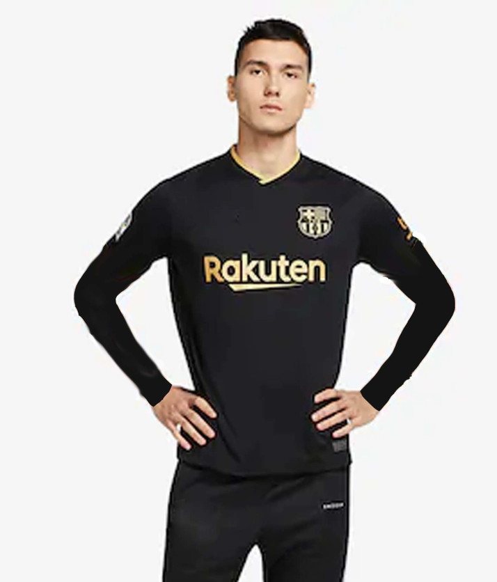 rakuten Printed Men Round Neck Black T 