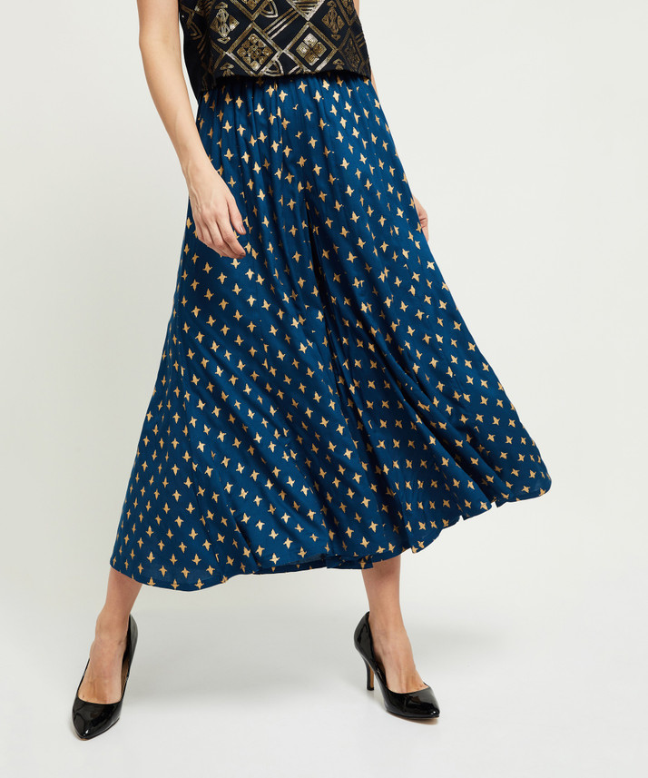 MAX Printed Rayon Women Harem Pants 